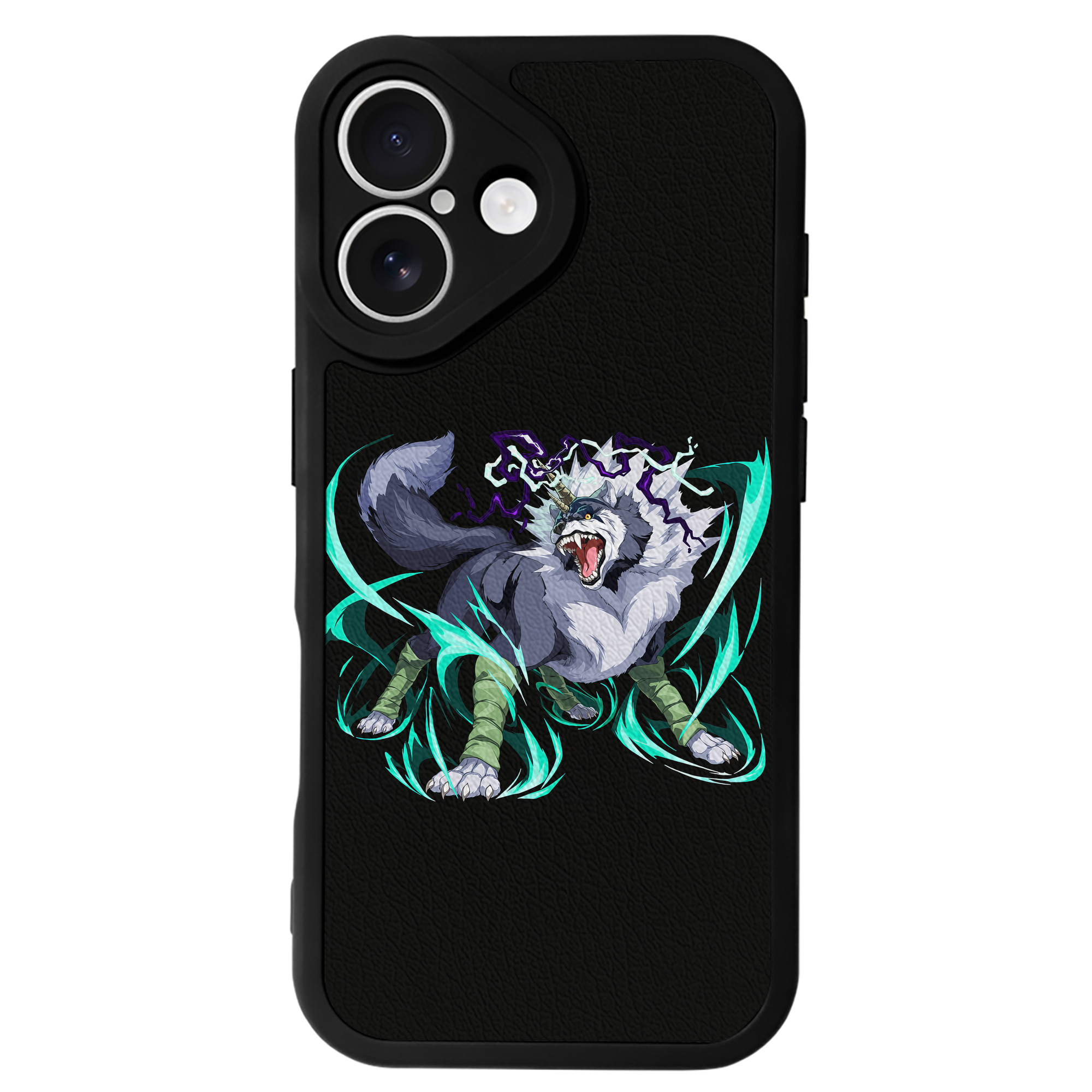（画像用） 転スラ Regarding Reincarnated to Slime 【iPhone 16シリーズ対応】シリコンスマホケース（レザー調） 材質：シリコン